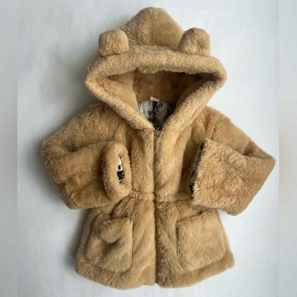 Teddy Bear Winter Coat Size 100 (SHEIN 3T)